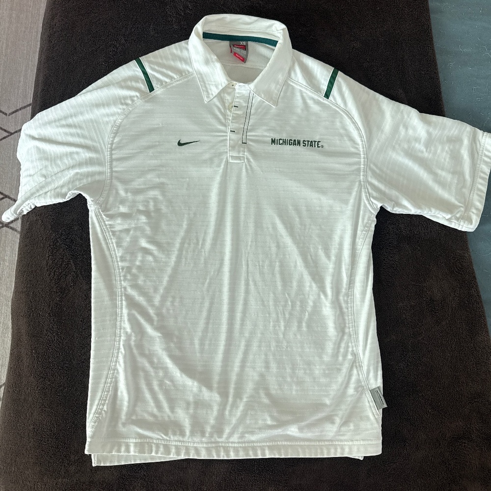 Michigan State Football Nike Men’s Polo Size XS